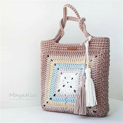 patrones de bolsos a crochet.